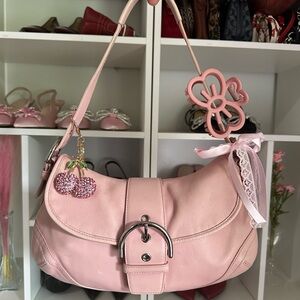 Coach Large Pink SoHo Flap 🎀🩷